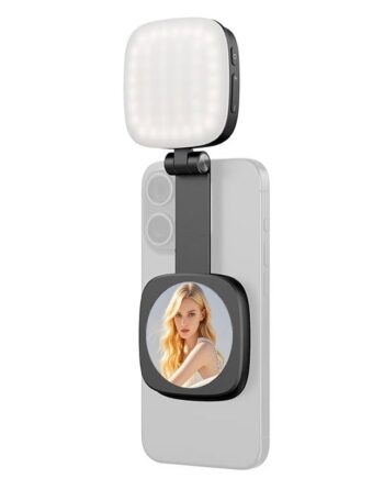 360 Justerbart Led Lys Med Spejl Perfekt Ring Light Til Video Makeup Selfies