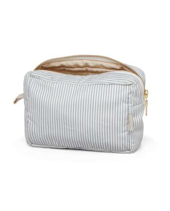 Cam Cam Copenhagen Makeup Pung Ocs Classic Stripes Blue Praline