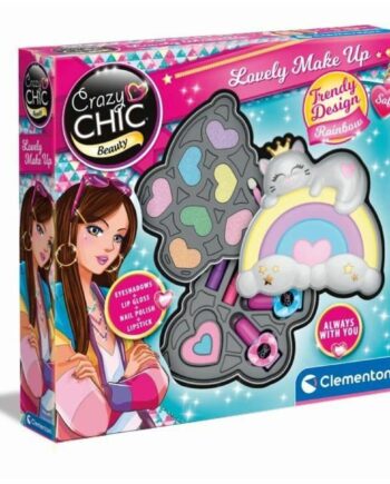 Clementoni Crazy Chic Lovely Make Makeup Sæt Til Børn Multifarvet