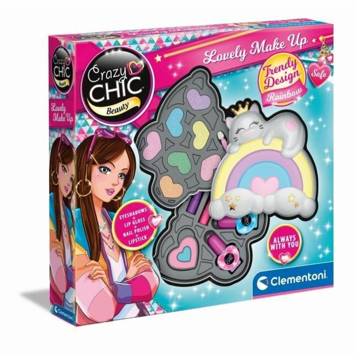 Clementoni Crazy Chic Lovely Make Makeup Sæt Til Børn Multifarvet