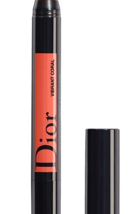 Dior Rouge Graphist Intense Colour Lipstick Pencil 344 Vibrant Coral
