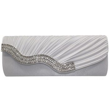 Fest Clutch Cocktailtaske Lillian Sølv