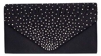 Fest Clutch Merion Sort Diamant
