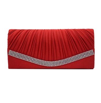 Fest Clutch Merleene Rød