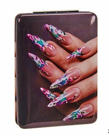 Foldbart Makeup Spejl Krystal Plast Negledesign   Stk