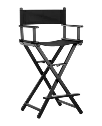 Foldbart Makeup Stol Aluminium Sort