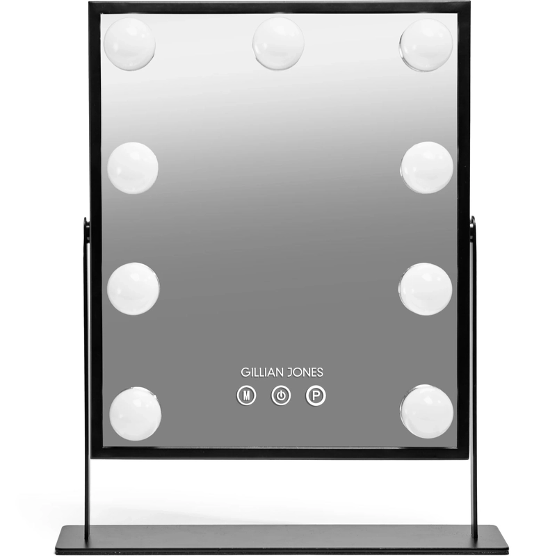 Gillian Jones Makeup Artist Mirror With Touch Led Bulbs Black 10264