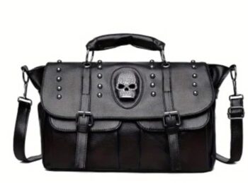 Halloween Taske Sort Med Skull
