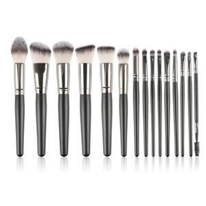 Happy Makeup Pensler Sort Crome Stk
