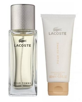 Lacoste Pour Femme Eau Parfum Sæt Edp   Body Lotion