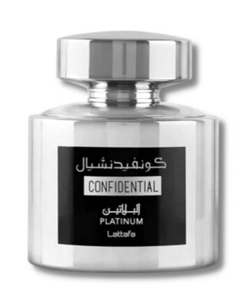 Lattafa Perfumes Confidential Platinum Eau Parfum 100 Edp