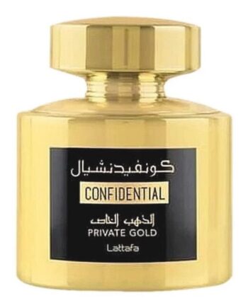 Lattafa Perfumes Confidential Private Gold Eau Parfum 100 Edp