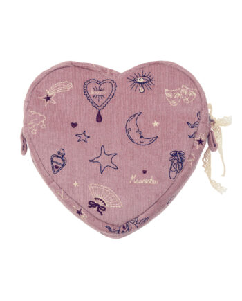Maanesten Makeup Bag Heart Purple Theatre Magic