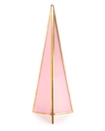 Makeup Organizer Ameliahome Fir Smykke Kosmetikholder Rosa Glas Metal