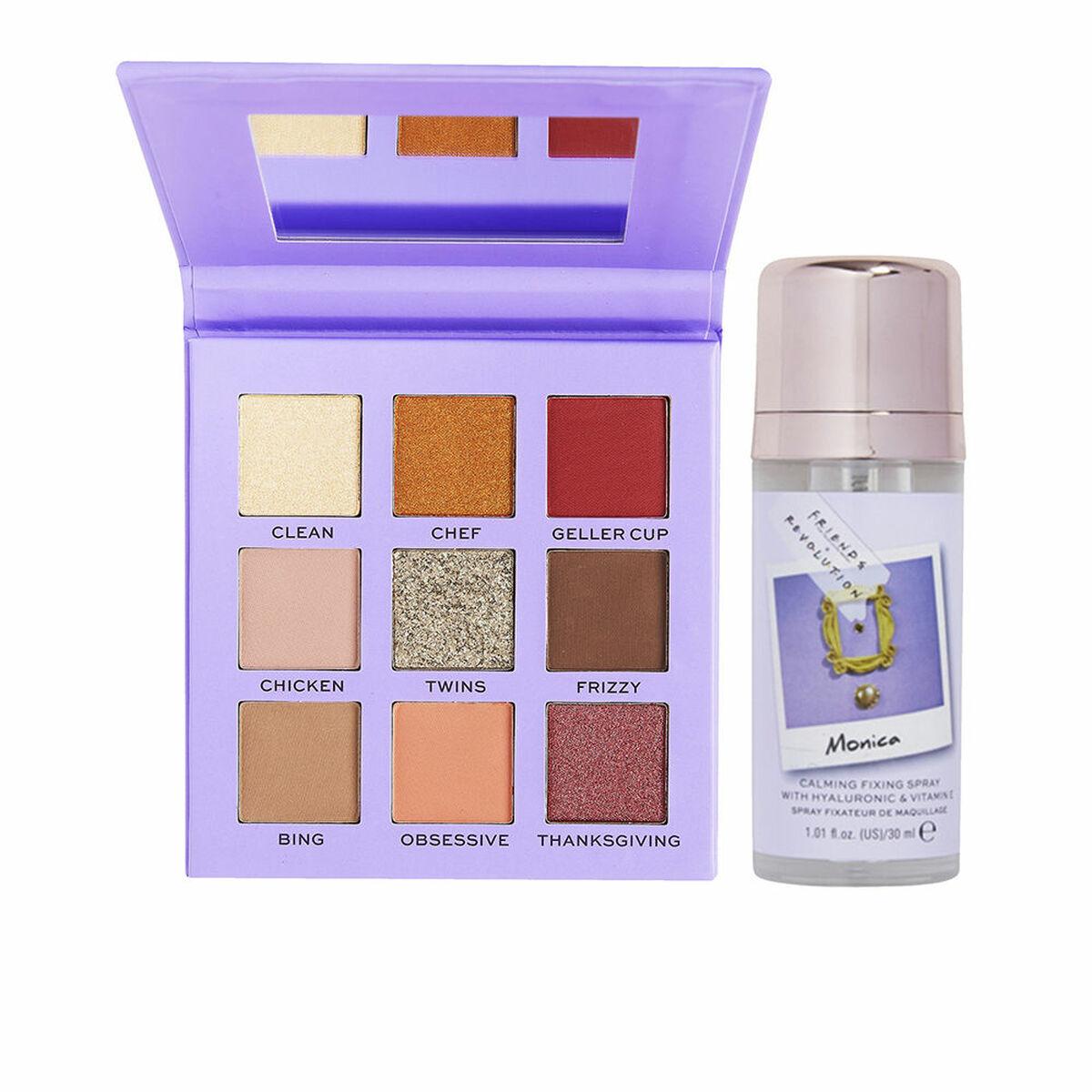 Makeup Sæt Revolution Make Friends Revolution Rød Beige Dele