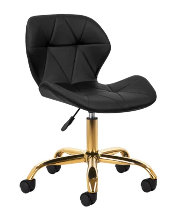 Makeup Stol 06b Sort Guld