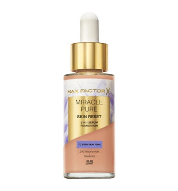 Max Factor Miracle Pure Skin Reset Serum Foundation Light