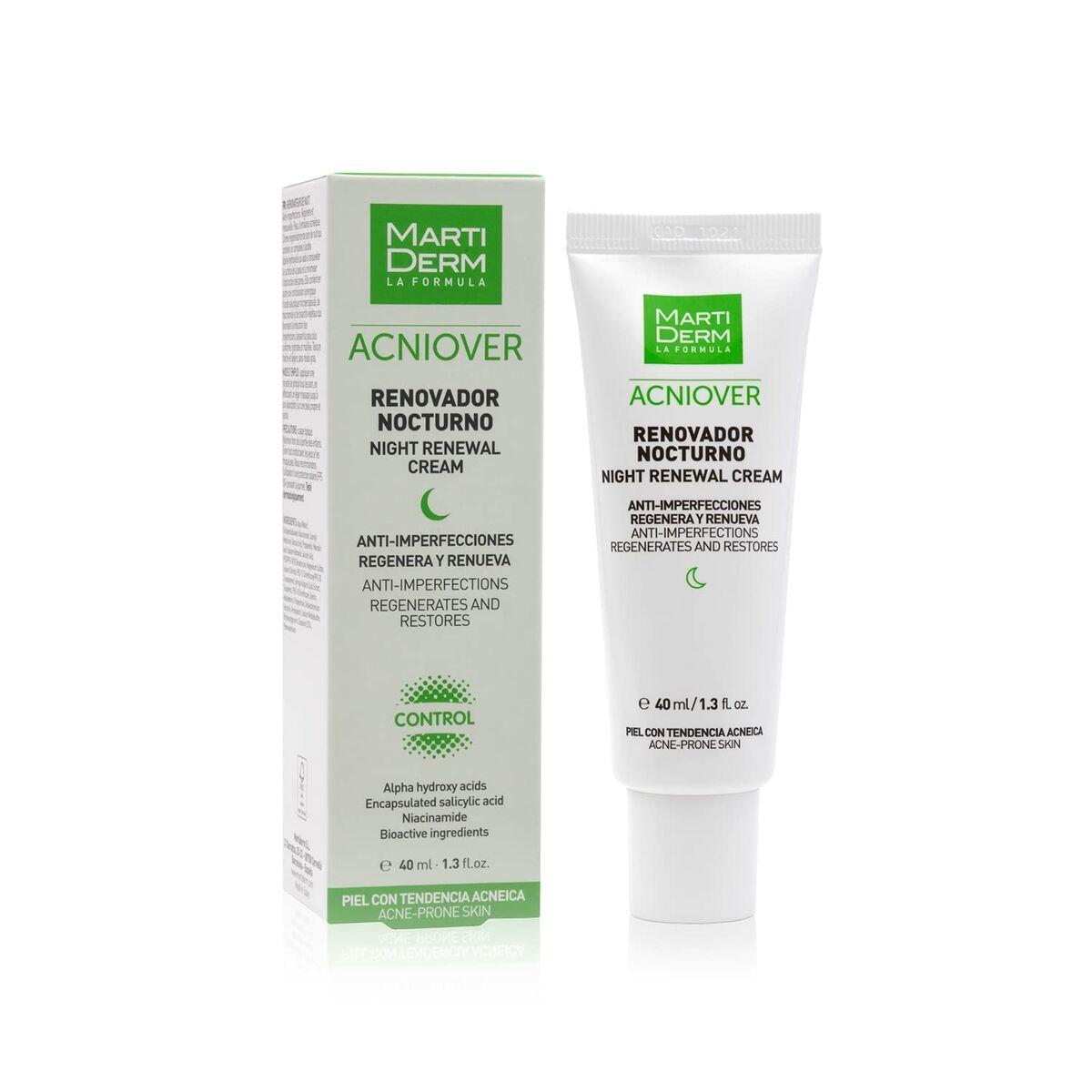Natcreme Til Uren Hud Martiderm Acniover