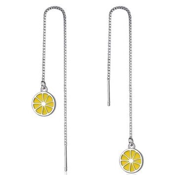 øreringe Citron 925 Sterling Sølv