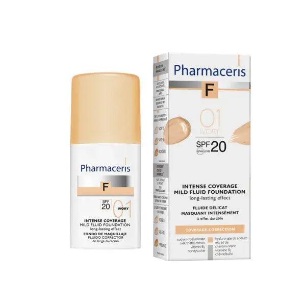 Pharmaceris Intensivt Dækkende Foundation Spf Ivory 30ml
