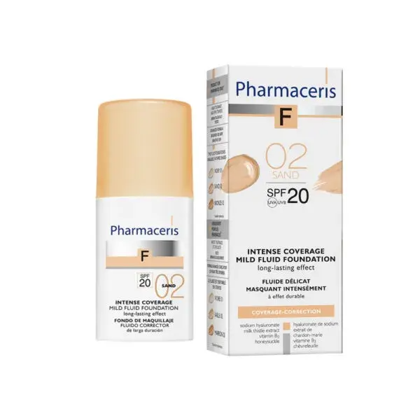Pharmaceris Intensivt Dækkende Foundation Spf20 Sand 30ml