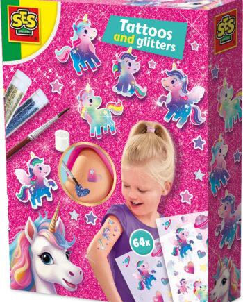 Ses Creative Tatoveringer Glitter Enhjørning S14724