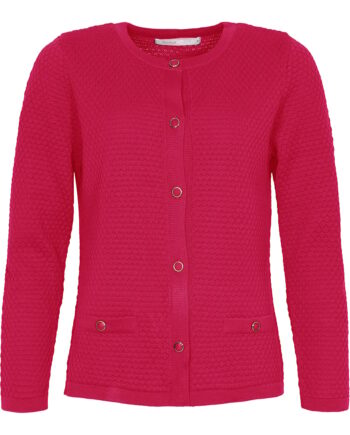 Skovhuus Kvinde Alba Cardigan Lipstick Pink Xxxl