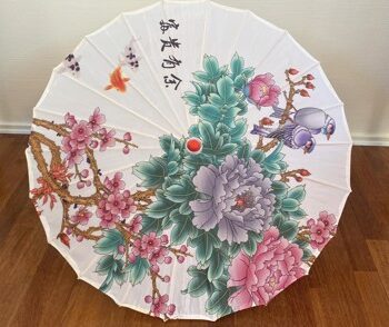 Solparaply Parasol Med Fugle