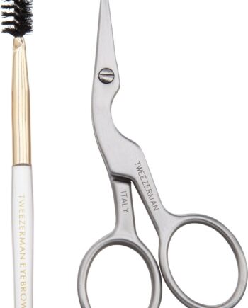 Tweezerman Brow Shaping Scissors   Brush