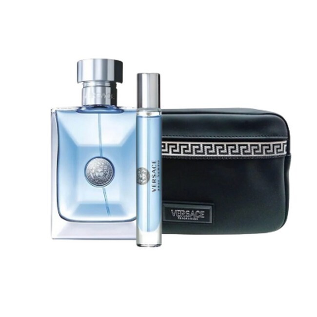 Versace Man Eau Fraiche Eau Toilette Sæt 100 Toilettaske