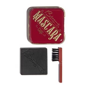 Vintage Sminke: Black Cake Mascara Liner   Pande